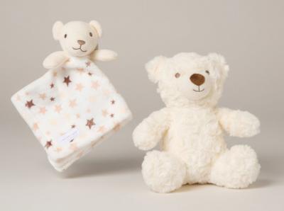 SND06332  Bear Toy and Comforter Set 