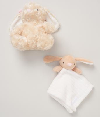 SND06334g  Rabbit Toy and Comforter Set 