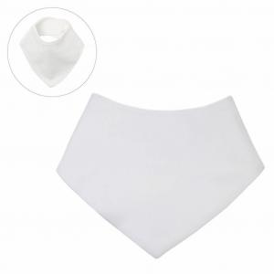STBB500-W  White Bandana Bib 
