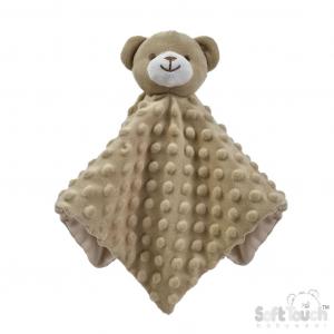 STBC34-BI  Biscuit Bubble Bear Comforter 