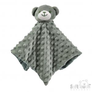 STBC34-SG  Sage Bubble Bear Comforter 