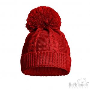 STEH800-R  Red  "Zero" Cable Hat  (NB-12 months)