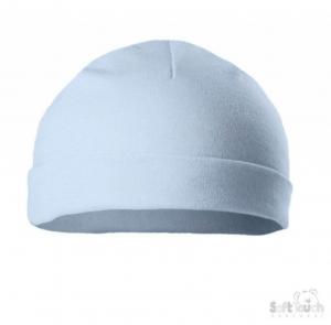 STH7-B-BP  Bulk Pack Infants Hats Sky  (Newborn - 3 months)