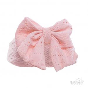 STHB118-P  Pink Cable with Large Bow 