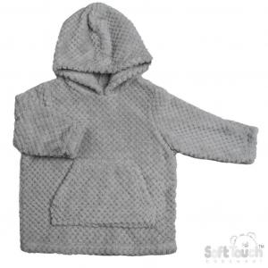 STHD210-G Grey Waffle Hoodies (3-6 years)