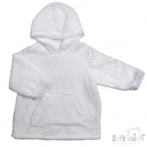 STHD210-W White Waffle Hoodies (3-6 years)