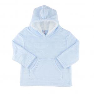 STHD305-B-2-4 Sky Vehicle Embossed Hoodies (2-4 years)