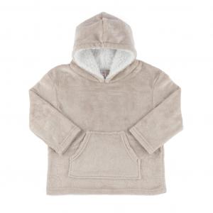 STHD305-BI-2-4 Biscuit Animal Embossed Hoodies (2-4 years)