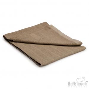 STMS01-Bi Biscuit Muslin Square