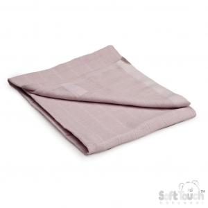 STMS01-P Pink Muslin Square