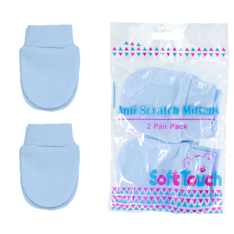 STP110-B  Blue Bagged twin pack of Scratch Mitts 