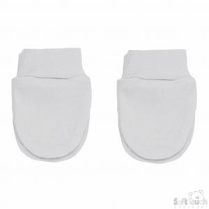 STP110-W-BP  White Bulk Scratch Mitts 