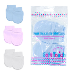 STP111-COL  Bagged Twin Pack of Scratch Mitts  (Two Pairs)