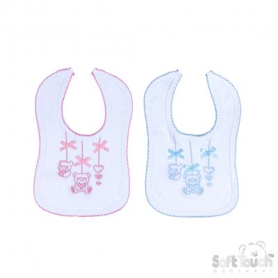 STP3616-BP Teddy Bear Bib Bulk Pack