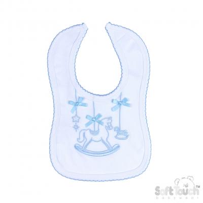 STP3617-BP-B Rocking Horse Bib Bulk Pack