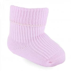 STPRS05-P  Pink 2 Pair Set Premature Infants Sock  (Tiny Baby)