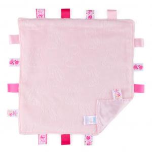 STRC305-P  Pink Bunny Embossed Taggie Comforter 