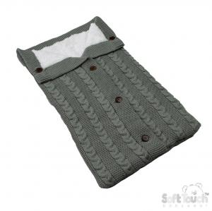 STSW800-SG  Sage Green "Zero "Swaddle Wrap  (0-3 months)
