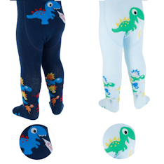 STT154  Dinosaur Tights  ( 0-12 months)