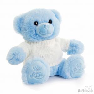 STTB320-B  Blue Bear with jumper 20cm 