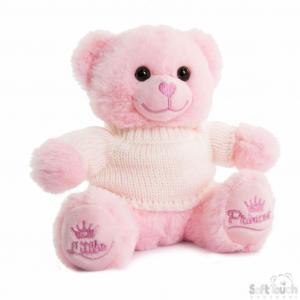 STTB320-P  Pink Bear with Jumper 20cm 