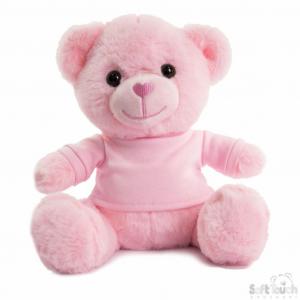 STTB325-P  Teddy Bear with Embroiderable T-Shirt 25cm 