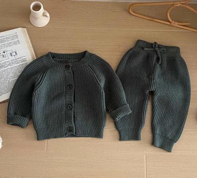 SV2527G  Green Lux Knitted Two Piece   (0-12 months)