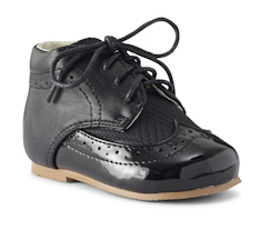 SVAntonioBl  Black Brogue Boot  (2-8)