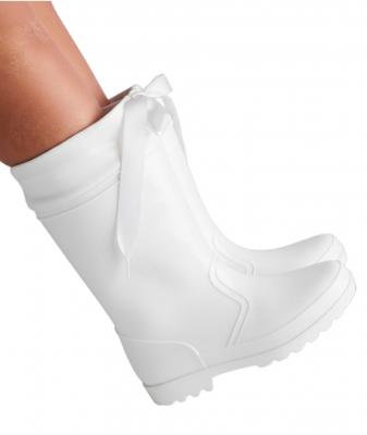 SVDALLAS-WB  White Welly Boots  (30-35)
