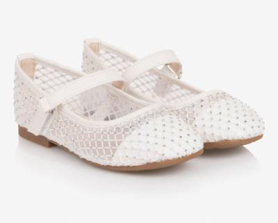 SVFreya-I  Freya Diamante Mesh Shoe Shoes Ivory (EU25-34)