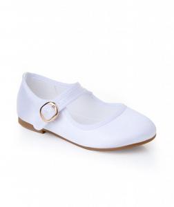 SVHANA_w  Satin White Hana Shoes  (Choose EU 23-34)