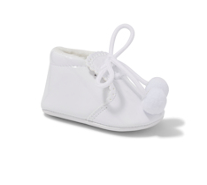 SVJoe  White Pom Pom Shoe  (Choose EUR 16-20)