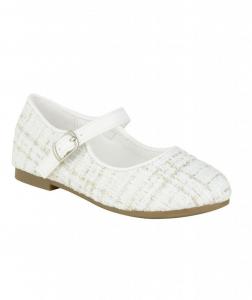 SVSuz-I  Tweed Ivory  Suzanne Shoes  (Choose EU 23-34)