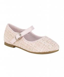 SVSuz_P  Tweed Pink Suzanne Shoes  (Choose EU 23-34)