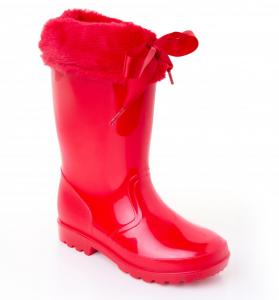 SVVIVIANR-B  Red Welly Boots  (30-35)