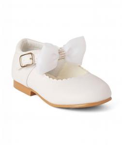 SVZURI-W  Bow White Shoes 