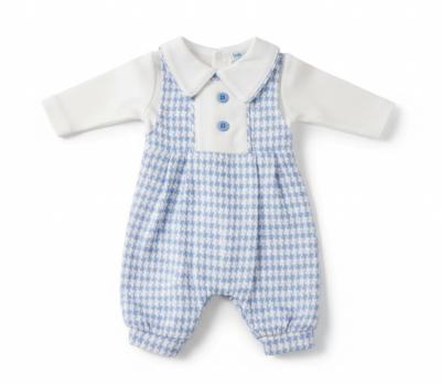 TC20-705S  Dogtooth Long Romper Set  (3-8lbs)