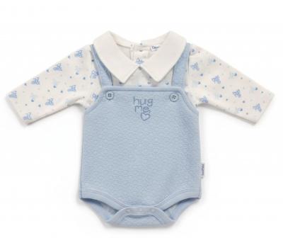 TCLBW20-603-S  Sky"Hug Me" Dungaree Set  (3-8lbs)