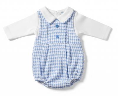 TCLBW20-704S  Dogtooth Short Romper Set  (3-8lbs)