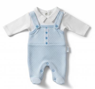 TC_LBW20-387-S  Quilted "Lace and Bows" All In One  (3-8lbs)