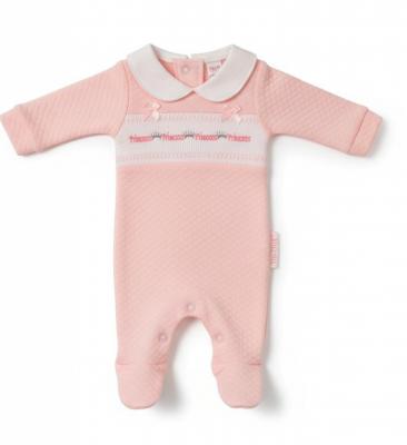 TC_LBW20-390-P  Smocked "Princess" All In One  (3-8lbs)