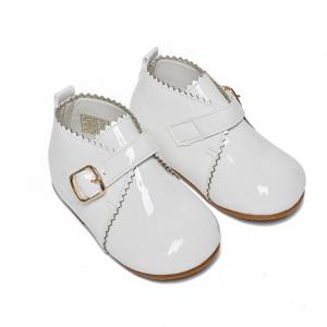 TIHS23-15W  White Patent Boots (3-10)