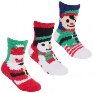 TT42B829  Christmas Cozy  Socks   (6-3.5)