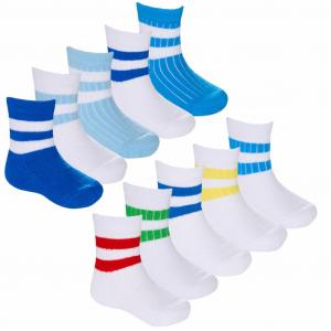 TT44B1014  5 Pack Sports Socks  (0-5.5)