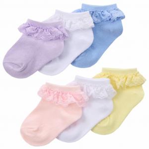 TT44B1017  3 Pack Frill Socks  (0-5.5)
