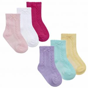 TT44B963  Cable Bow Socks  (0-5.5)