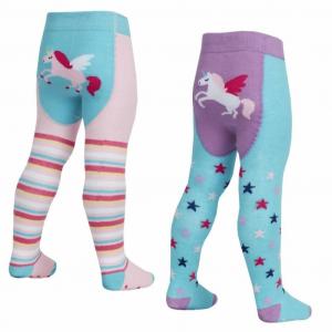 TT45B145  Unicorn Panel  Tights  (0-24 months)