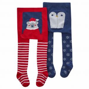 TT45B161  Christmas Panel  Tights  (0-24 months)