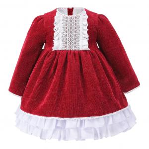 TLD2211-B  Glitter Corduroy Dress  (9-24 months)