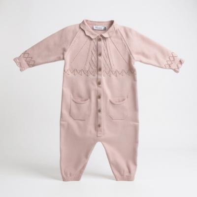 VS2077-P  Cotton Knitted Romper  (0-9m)